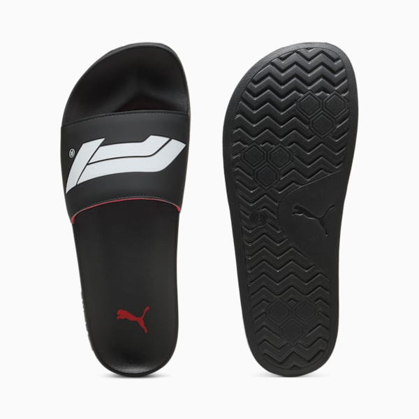 Formula 1® Leadcat 2.0 Logo Slides, PUMA Black-PUMA White, extralarge