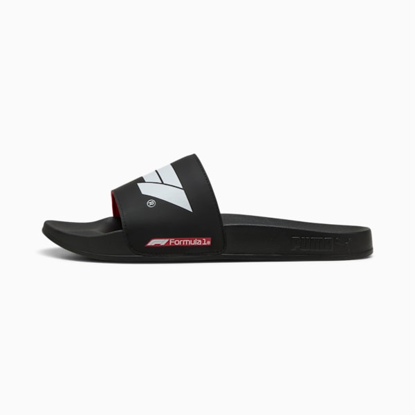 Formula 1® Leadcat 2.0 Logo Slides, PUMA Black-PUMA White, extralarge