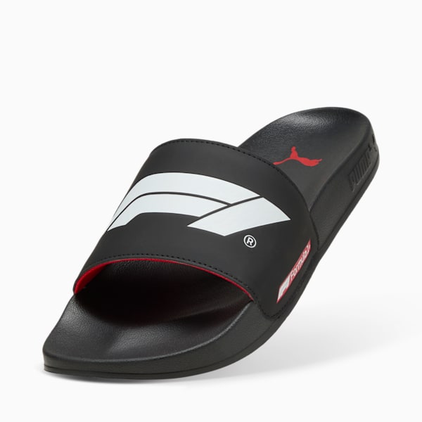 Formula 1® Leadcat 2.0 Logo Slides, PUMA Black-PUMA White, extralarge