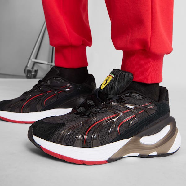 Tenis Scuderia Ferrari Tune Cat, PUMA Black-Rosso Corsa, extralarge