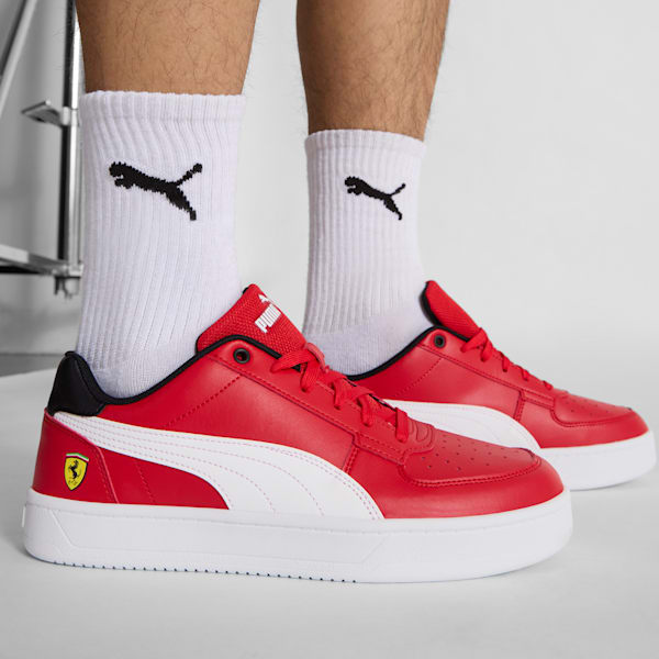 Scuderia Ferrari Caven 2.0 Men's Sneakers, Rosso Corsa-PUMA White, extralarge