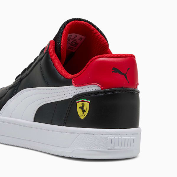 Scuderia Ferrari Caven 2.0 Big Kids' Sneakers, PUMA Black-PUMA White, extralarge