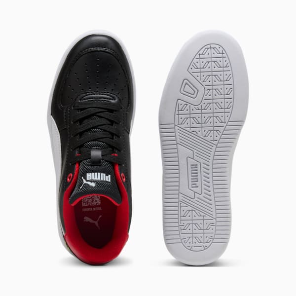 Tenis Scuderia Ferrari Caven 2.0 para adolescentes, PUMA Black-PUMA White, extralarge