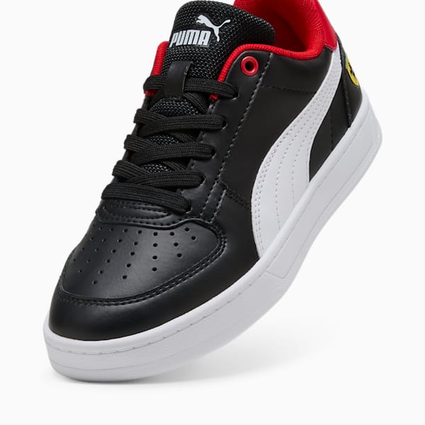Tenis Scuderia Ferrari Caven 2.0 para adolescentes, PUMA Black-PUMA White, extralarge