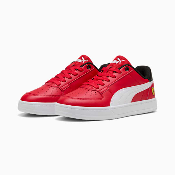 Tenis Scuderia Ferrari Caven 2.0 para adolescentes, Rosso Corsa-PUMA White, extralarge