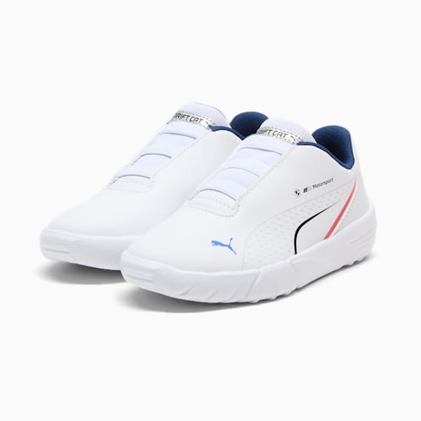 Zapatos deportivos BMW M Motorsport Drift Cat 11 para niños pequeños, PUMA White, extralarge