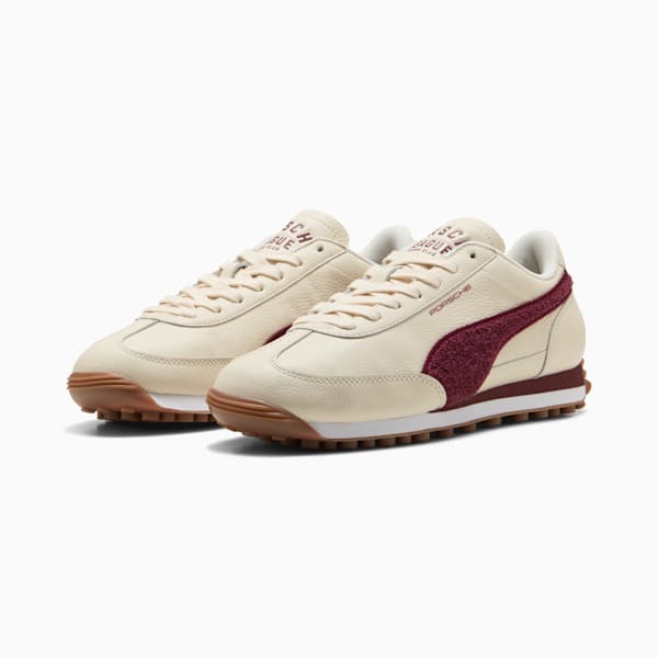 PUMA x PORSCHE LEGACY Easy Rider League Sneakers Unisex, Alpine Snow-Ruby Shimmer, extralarge