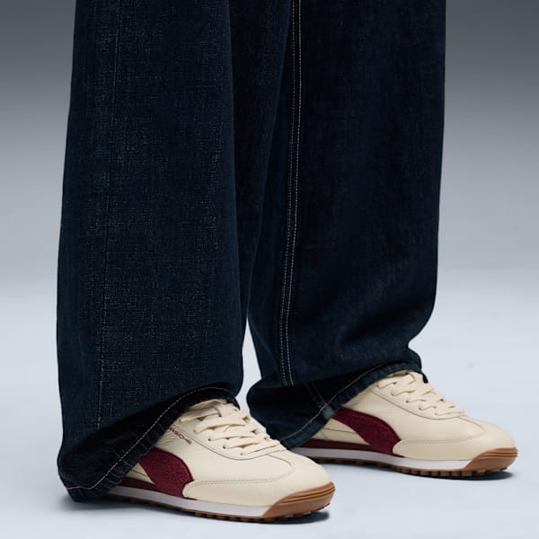 PUMA x PORSCHE LEGACY Easy Rider League Sneakers Unisex, Alpine Snow-Ruby Shimmer, extralarge