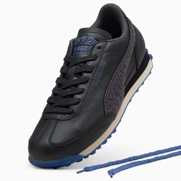 PUMA x PORSCHE LEGACY Easy Rider League Sneakers Unisex, PUMA Black-Dusky Gray, extralarge
