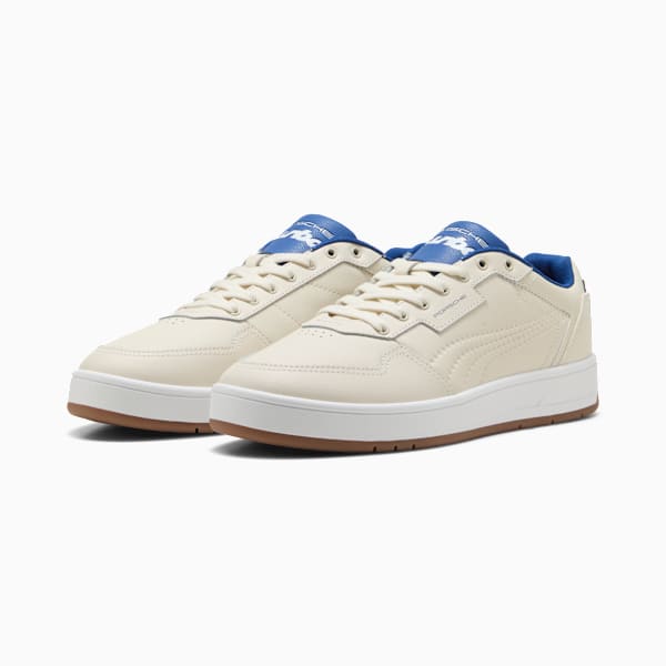 Porsche Legacy Court Classic Lux Sneakers Unisex, Alpine Snow-Clyde Royal, extralarge