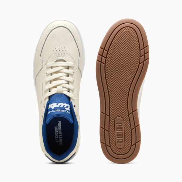 Porsche Legacy Court Classic Lux Sneakers Unisex, Alpine Snow-Clyde Royal, extralarge