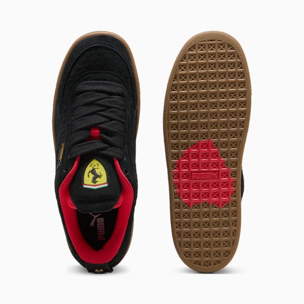 Ferrari Suede XL MTSP Unisex, PUMA Black-Rosso Corsa, extralarge
