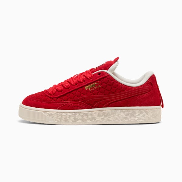 Ferrari Suede XL MTSP Unisex, Rosso Corsa-Warm White, extralarge