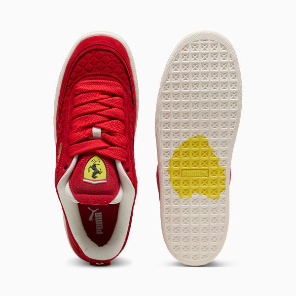 Ferrari Suede XL MTSP Unisex, Rosso Corsa-Warm White, extralarge