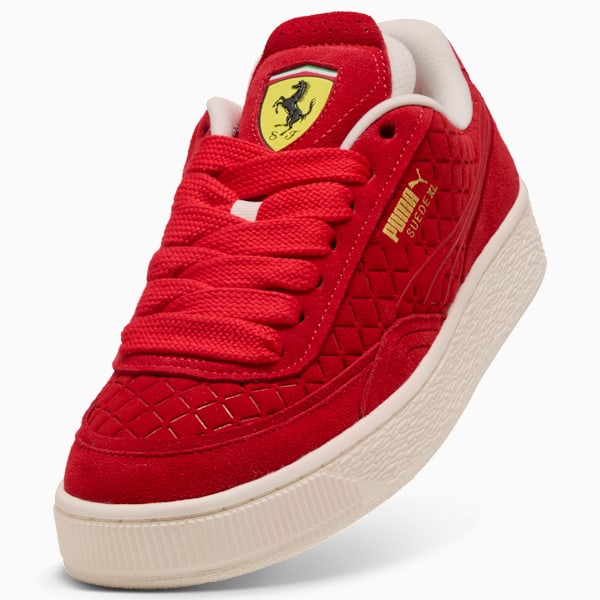 Ferrari Suede XL MTSP Unisex, Rosso Corsa-Warm White, extralarge