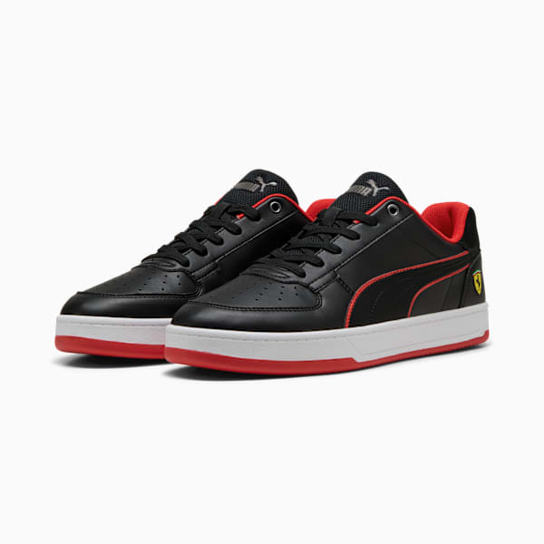 Scuderia Ferrari Caven 2.0 Sneakers Unisex, PUMA Black-Rosso Corsa, extralarge