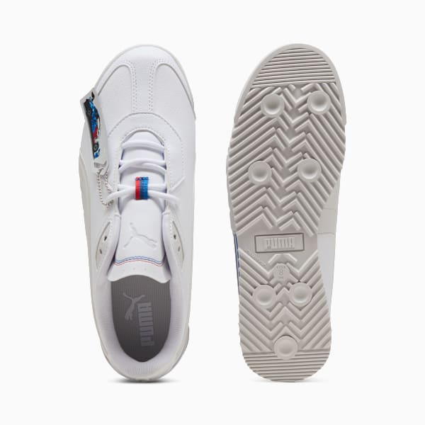 BMW M Motorsport Roma Stradale Sneakers, PUMA White-Pop Red, extralarge