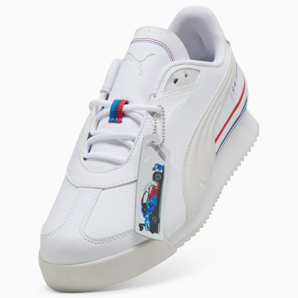 BMW M Motorsport Roma Stradale Sneakers, PUMA White-Pop Red, extralarge