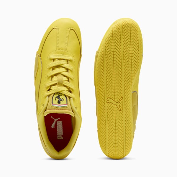 Scuderia Ferrari HP Speedcat Sneakers Unisex, Speed Yellow-Rosso Corsa, extralarge