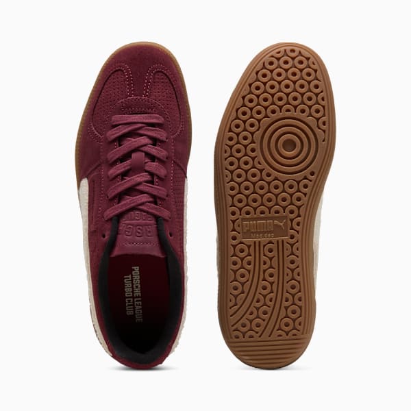 Porsche Legacy Palermo League Sneakers Unisex, Ruby Shimmer-Alpine Snow, extralarge