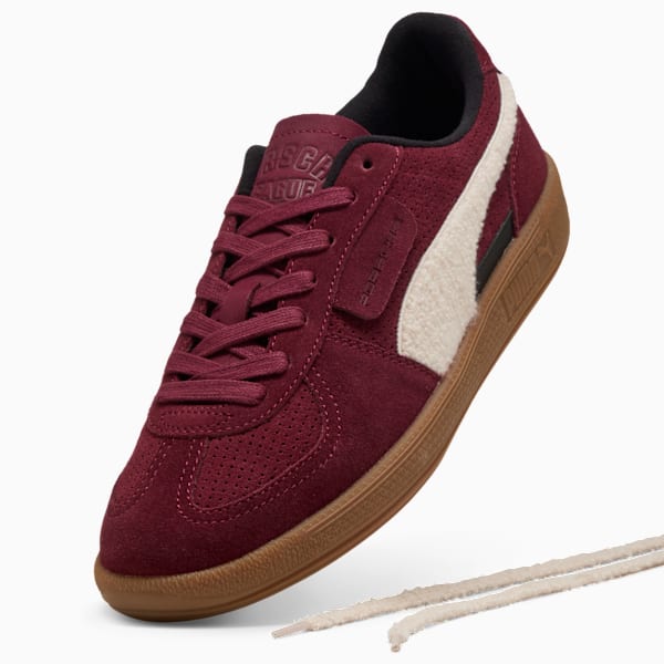 Porsche Legacy Palermo League Sneakers Unisex, Ruby Shimmer-Alpine Snow, extralarge