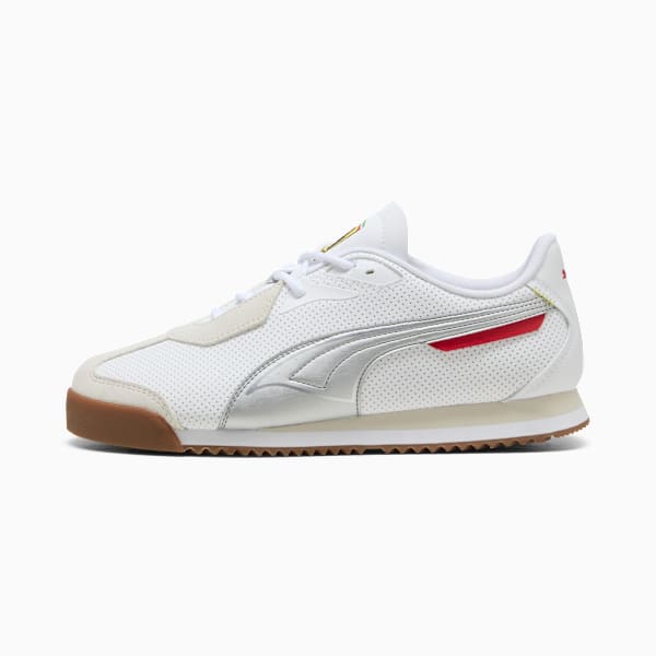 SF Roma S Unisex, PUMA White-Puma Aged Silver, extralarge