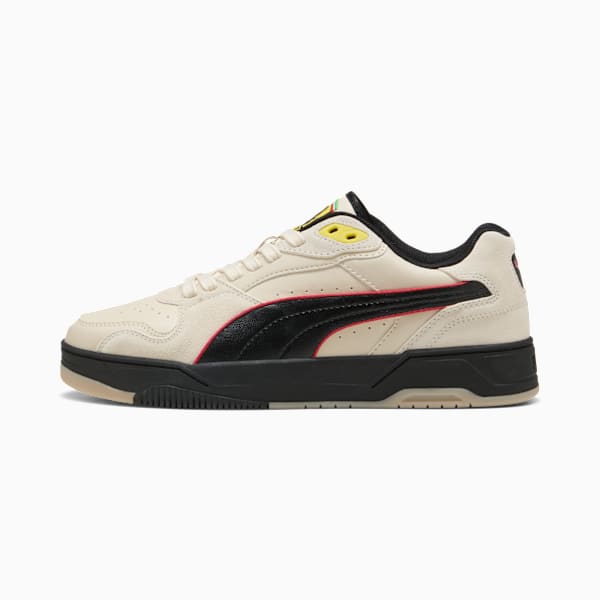Scuderia Ferrari Rebound Break Men's Sneakers, Alpine Snow-PUMA Black, extralarge