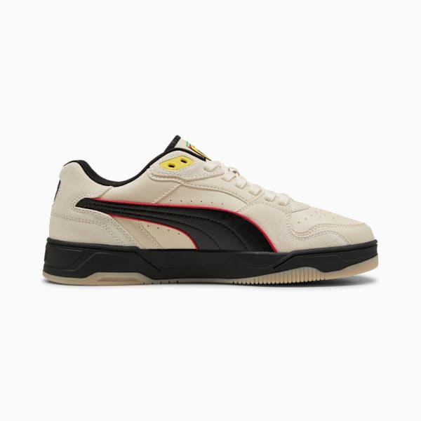Scuderia Ferrari Rebound Break Men's Sneakers, Alpine Snow-PUMA Black, extralarge