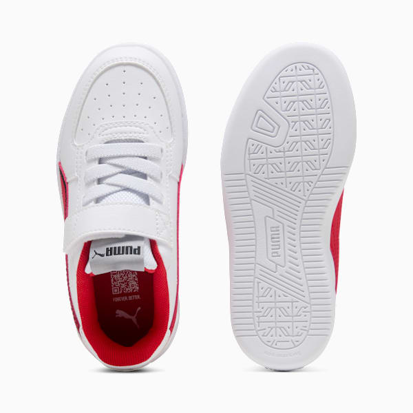 Scuderia Ferrari Caven 2.0 Sneakers Kids, PUMA White-Rosso Corsa, extralarge