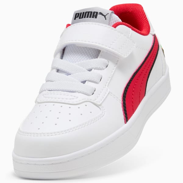 Scuderia Ferrari Caven 2.0 Sneakers Kids, PUMA White-Rosso Corsa, extralarge