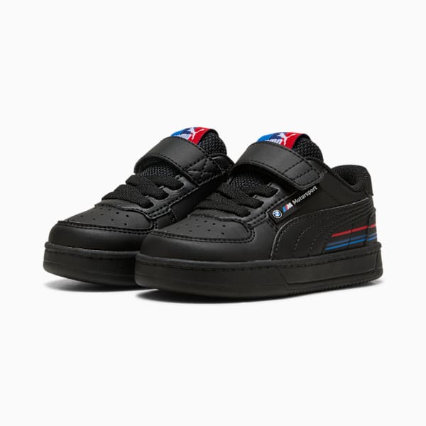 Tenis infantil BMW M Motorsport Caven 2.0, PUMA Black-Pro Blue, extralarge
