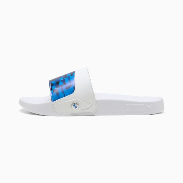 BMW M Motorsport Leadcat 2.0 Graphic Slides Unisex, PUMA White-Cool Cobalt, extralarge