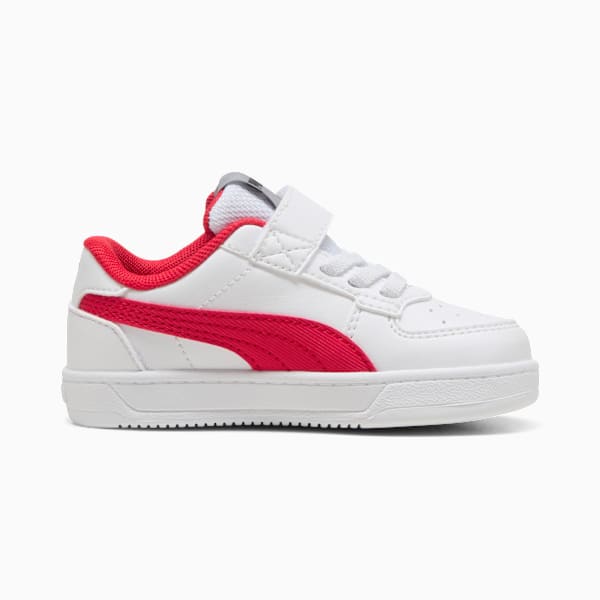 Tenis infantil Scuderia Ferrari Caven 2.0, PUMA White-Rosso Corsa, extralarge
