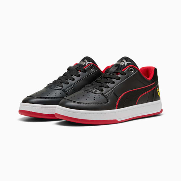 Scuderia Ferrari Caven 2.0 Sneakers Youth, PUMA Black-Rosso Corsa, extralarge