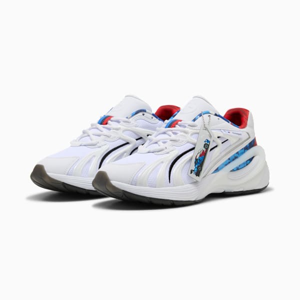 BMW M Motorsport M4 Hero Inverse Sneakers Unisex, PUMA White-PUMA Black, extralarge