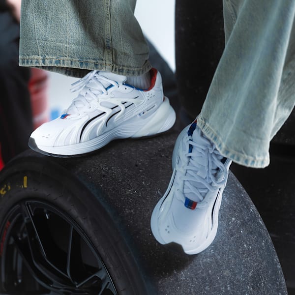 BMW MMS Inverse M4 Hero Men's Lightweight Sneakers, PUMA White-PUMA Black, extralarge-IND