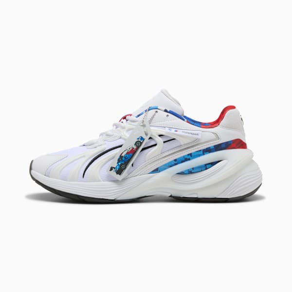 BMW M Motorsport M4 Hero Inverse Sneakers Unisex, PUMA White-PUMA Black, extralarge