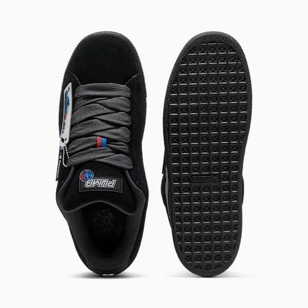 BMW M Motorsport Suede XL Sticker Sneakers, PUMA Black, extralarge