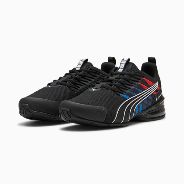 BMW M Motorsport Voltaic Evo Men's Motorsport Shoes, PUMA Black-PUMA White, extralarge