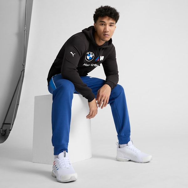 BMW M Motorsport Voltaic Evo Men's Motorsport Shoes, PUMA White-PUMA Black, extralarge