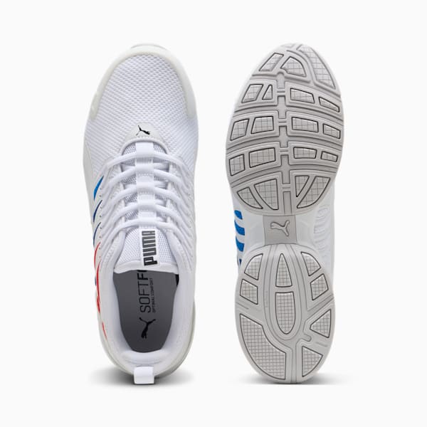 Chaussures de sport automobile BMW M Motorsport Voltaic Evo Homme, PUMA White-PUMA Black, extralarge