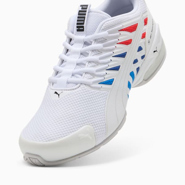 BMW M Motorsport Voltaic Evo Men's Motorsport Shoes, PUMA White-PUMA Black, extralarge