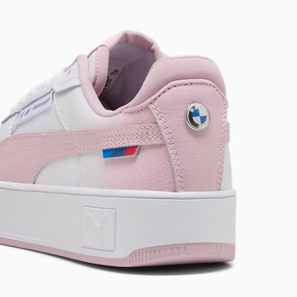 Tenis para mujer Carina Street BMW M Motorsport, PUMA White-Rose Mauve, extralarge