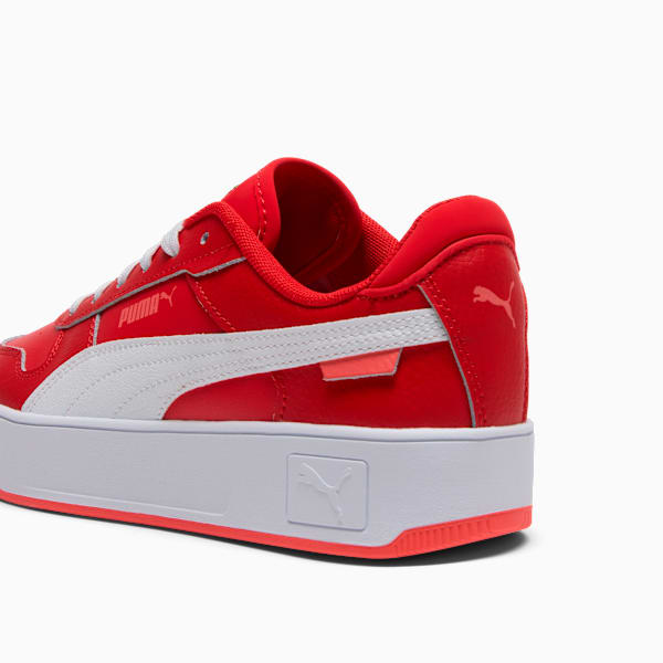 Scuderia Ferrari Carina Street Women's Sneakers, Rosso Corsa-PUMA White, extralarge