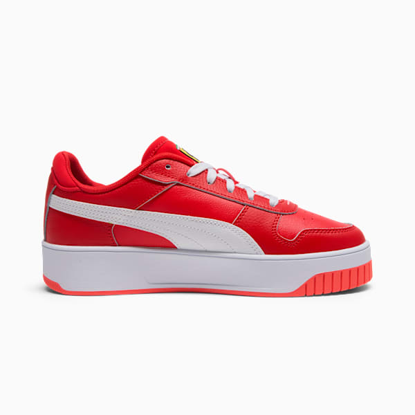 Scuderia Ferrari Carina Street Women's Sneakers, Rosso Corsa-PUMA White, extralarge