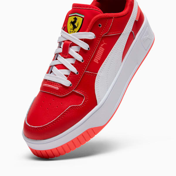 Scuderia Ferrari Carina Street Women's Sneakers, Rosso Corsa-PUMA White, extralarge