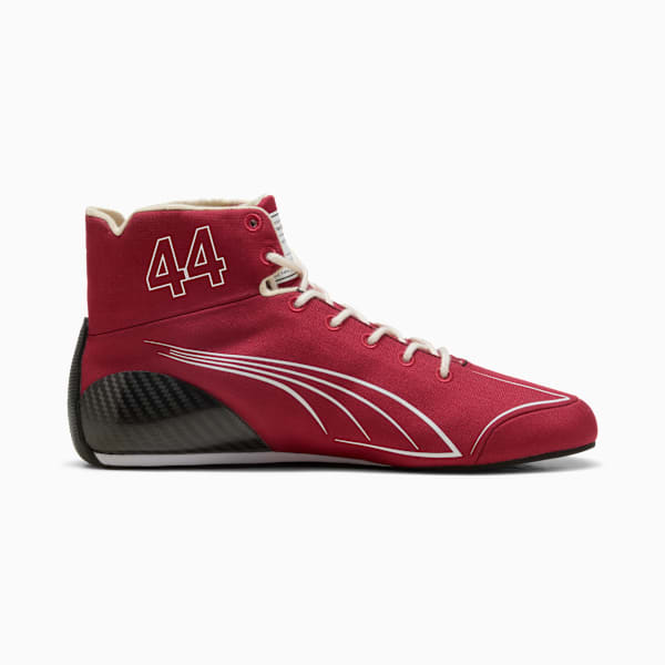 Scuderia Ferrari Speedcat Pro Lewis Hamilton Replica Motorsport Shoes Men, Burnt Red-PUMA White, extralarge