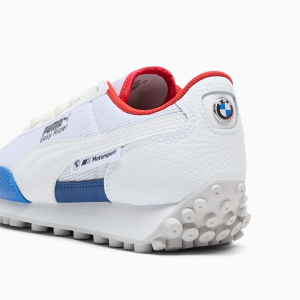 BMW MMS Easy Rider Big Kids' Sneakers, PUMA White-Cool Cobalt, extralarge