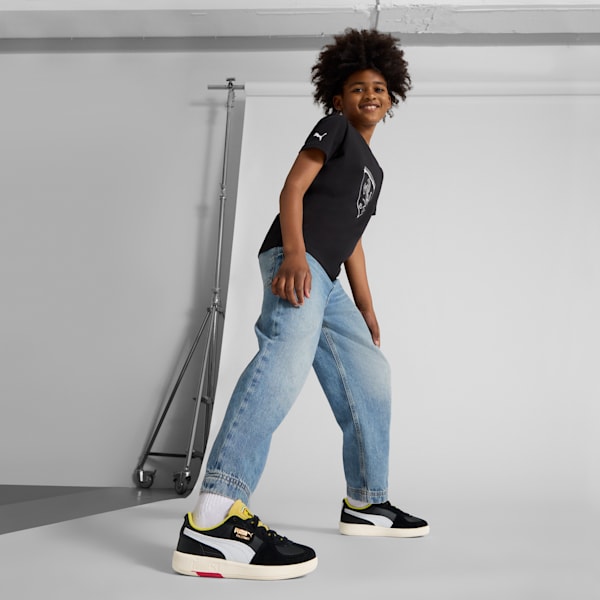 Tenis juvenil Scuderia Ferrar Palermo, PUMA Black-PUMA White, extralarge