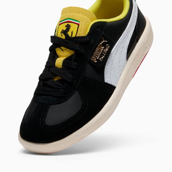 Tenis juvenil Scuderia Ferrar Palermo, PUMA Black-PUMA White, extralarge